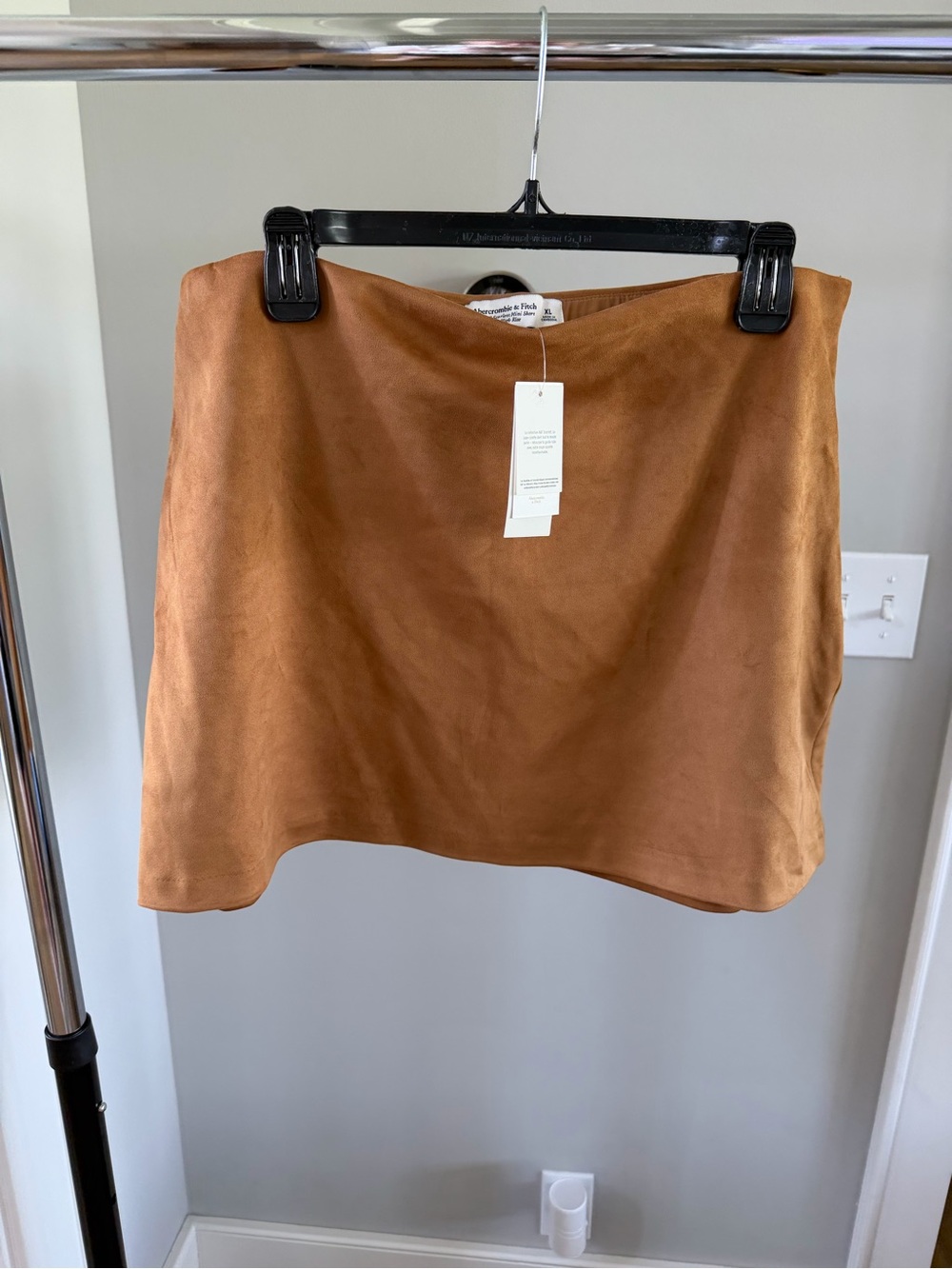 Abercrombie and Fitch NWT Faux Suede Mini Skirt